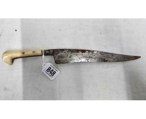 PESHCABZ BONE HANDLED DAGGER, NO SCABBARD
