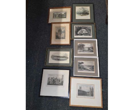 CARTON OF F/G LITHOGRAPH PRINTS,MOSTLY OF EXETER &amp; DEVON AND A FEW OTHERS
