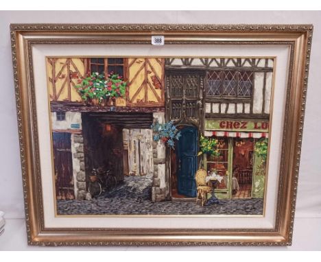 FRAMED CANVAS 'LIGHT IN THE PASSAGEWAY' BY V.SHVAIKO