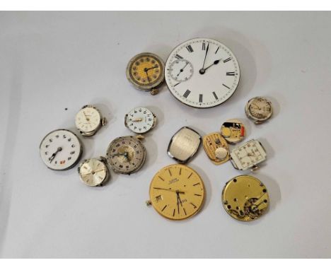 VARIOUS WATCH MOVEMENTS INCL; OMEGA, TISSOT ETC