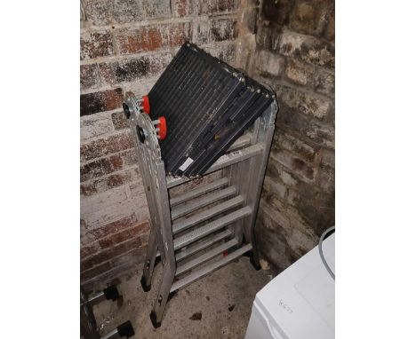 ALUMINIUM COMBINATION STEP LADDER TRESTLE