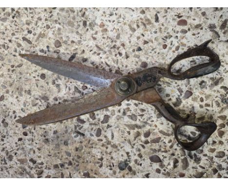 LARGE PAIR OF CLOTH SHEARS BY WILKINSON &amp; SON