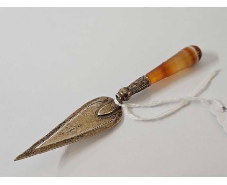 SILVER TROWEL BOOKMARK WITH GATE HANDLE