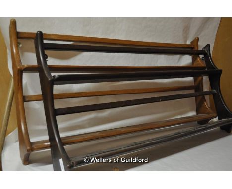 Two Ercol wall shelves.
