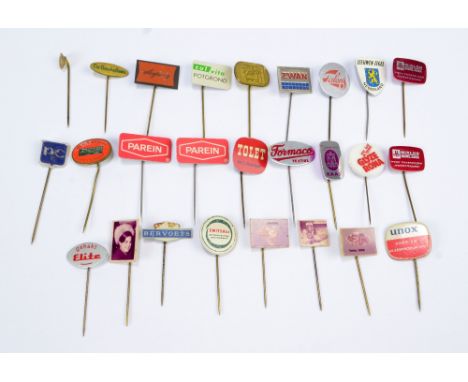 A collection of Continental advertising stick pins (24).