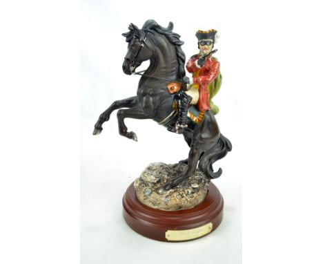 A Royal Doulton limited edition figure; HN3272 'Dick Turpin' no.578, with certificate, height 32cm.  CONDITION REPORT: There 