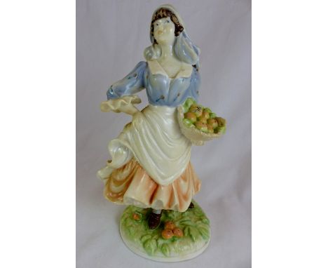 Royal Worcester Rosie Picking Apples. 4,434 of 9,500