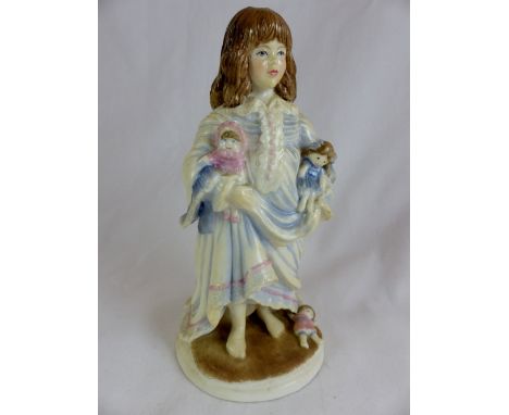 Royal Worcester 'Lullaby' figurine limited edition 1624 of 9500 by Sheila Mitchell
