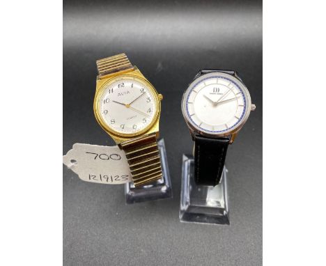 A gents Danish design and gents AVIA quartz wrist watch both with seconds sweep