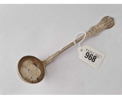 A Scottish sauce ladle, single struck, Glasgow 1844 by GE, 50 g
