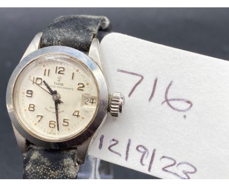 A ladies TUDOR Princess oyster date rota wrist watch with seconds sweep and date aperture