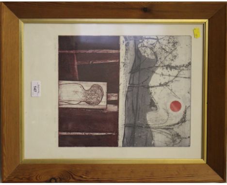 Robert C. Bates  'Garden I can no longer find'  Etching and aquatint  Signed and dated March '67 in pencil 9/10, 33cms x 27cm