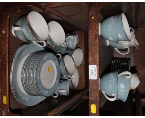 A Royal Doulton Reflection pattern part tea and coffee service, for twelve place settings, including six coffee cans, two bre