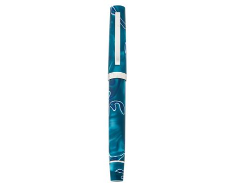 
	
		OMAS, L&#39;ACQUA DI BOLOGNA
		A TURQUOISE FOUNTAIN PEN, 2010
		Cap and Barrel: Marbled turquoise and dark blue swirl re