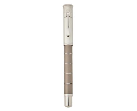 
	
		GRAF VON FABER-CASTELL, CLASSIC ANELLO
		A WHITE METAL AND TITANIUM FOUNTAIN PEN
		Cap and Barrel: A white metal cap wit
