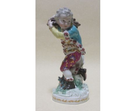A Samson porcelain model of a wood gatherer 