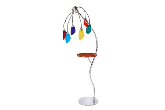 Italian Designer Unknown Medusa Floor Lamp Italy 1980s