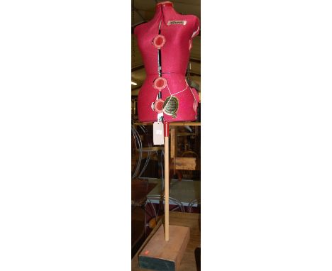 A Diana Autoset adjustable tailor's dummy on stand