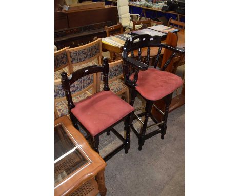 Revolving bar stool and one other