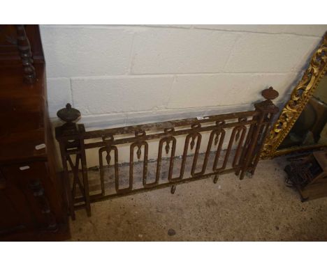 Victorian heavy gauge iron over gate or small railing panel