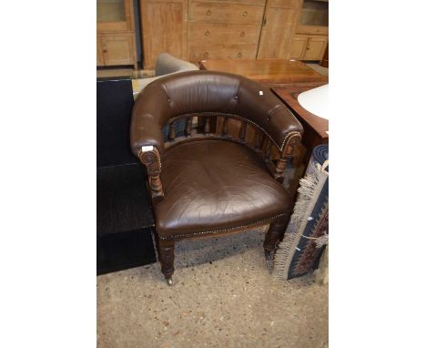 Victorian bow back office chair