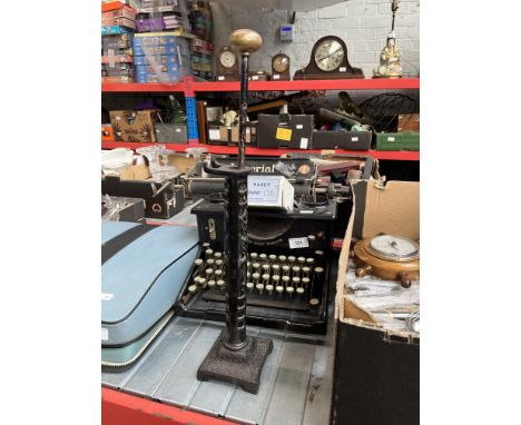A vintage Imperial typewriter. 