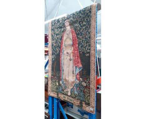 A French wall hanging tapestry, 'The Orchard', 120cm x 72cm. 