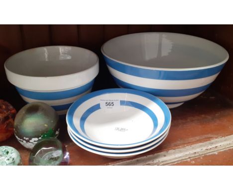 Cornishware Blue Mixing Bowl