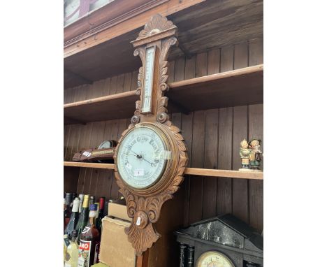 An aneroid barometer &amp; 3 barometers