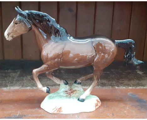 Beswick horse on ceramic stand (Model no 1374) 