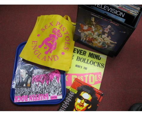 Punk/New Wave Interest:) A Collection of LP's - to include Sex Pistols 'Never Mind The ****' (eleven track rear sleeve), 'Roc
