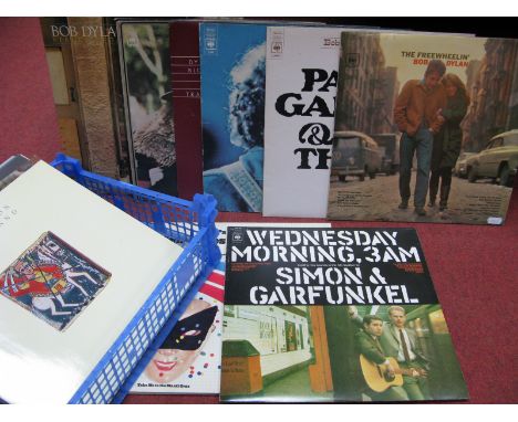 A Collection of LP's, to include Bob Dylan, (eight Lp's) Paul Simon, Leonard Cohn, Kevin Coyne