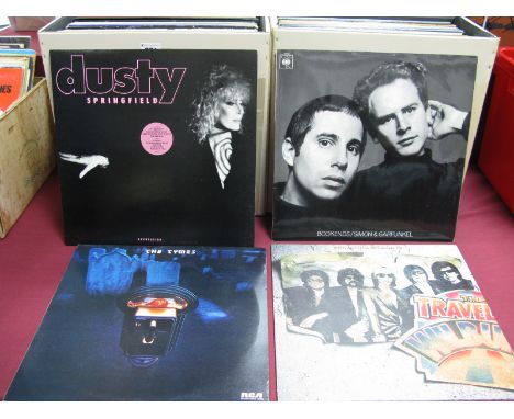 Two LP Cases to Include, Fleetwood Mac, Who, Dusty Springfield, Simon &amp; Garfunkel, Bruce Hornsby, Tommy Steel EP's, Van M