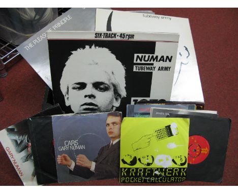 New Wave Interest - An interesting collection of LP's/12" singles to include Gary Newman, Tubeway Army (living Ornaments 79 '