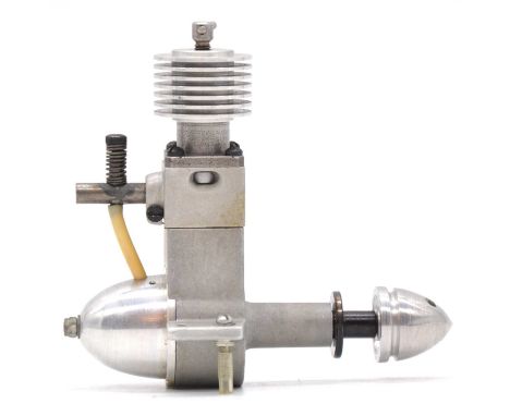 Richard Gron aero model aircraft engine, 2.5cc diesel, original c/case, Czech Republic