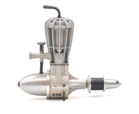 Ambrosi &amp; Gettafori replica of Helium C-6 aero model aircraft engine, 6cc diesel, Italy
