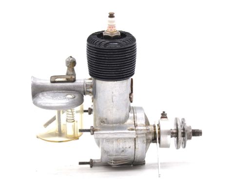Ohlsson Custom 60 aero model aircraft engine, 10cc sparkie, replica tank top/intake, USA.Ohlsson 60 aero model aircraft engin