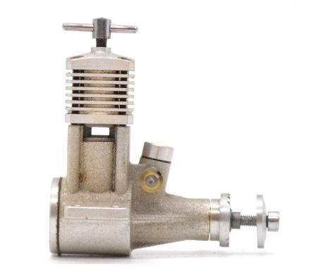 A Lumir Polednik aero model aircraft engine, 0.75cc diesel, front rotary, Czech Republic