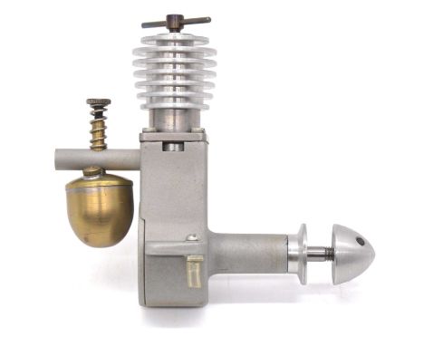 Richard Gron replica of Spinka aero model aircraft engine, 2.5cc diesel, Czech Republic
