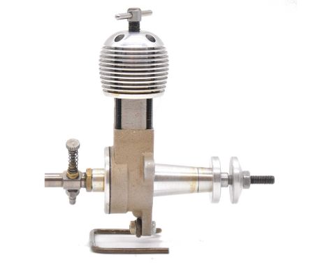 Lumir Polednik reed valve aero model aircraft engine, 1.8cc diesel, based on Kratmo c/case, Czech Republic
