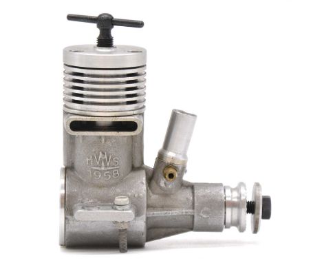 Two MVVS diesel aero model aircraft engines:MVVS engine, 2.5cc diesel, 1958, Czech RepublicMVVS 25-D, 2.5cc diesel, Czech Rep