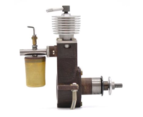 Thaler aero model aircraft engine, 2.5cc diesel, with tufnol crankcase by Richard Gron, Czech Republic