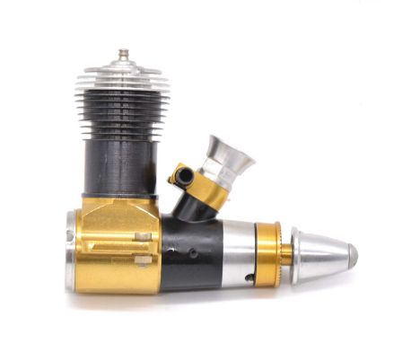 Cox '15 Special MK II' aero model aircraft engine, 2.5cc glow, gold case, USA