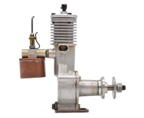 A Richard Gron replica of a Jena aero model aircraft engine, 2.4cc diesel, Czech Republic