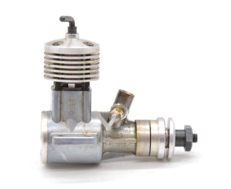 Schlosser aero model aircraft engine, 0.25cc diesel, twin bb, Germany, boxed