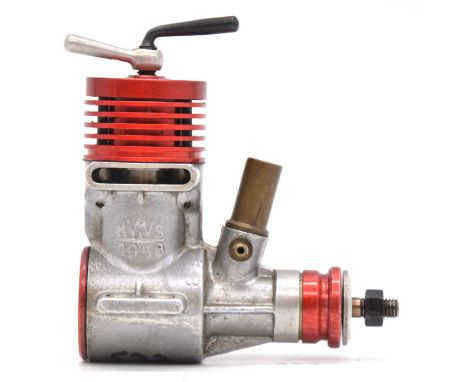 MVVS 1958 aero model aircraft engine, 2.5cc diesel, Czech Republic