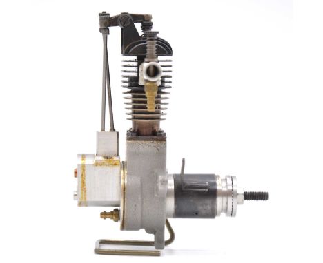 Lumir Polednik 4-stroke aero model aircraft engine, 1.25cc diesel, based on Kratmo c/case, Czech Republic