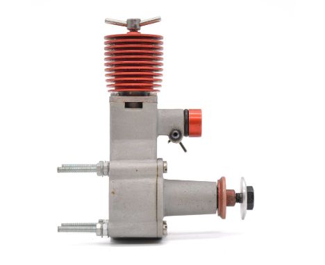 L.D. models aero model aircraft engine, 3.5cc diesel, made by Richard Gron to L.D. models design, Czech Republic