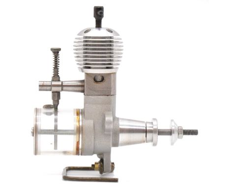 Lumir Polednik aero model aircraft engine, 1.8cc diesel, based on Kratmo c/case, Czech Republic