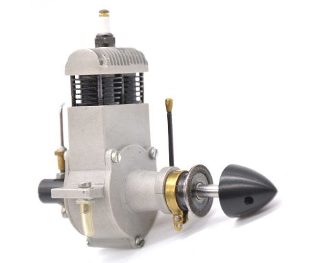 A split single aero model aircraft engine, 2.5cc sparkie, acquired by Jack from Richard Gron, Czech Republic